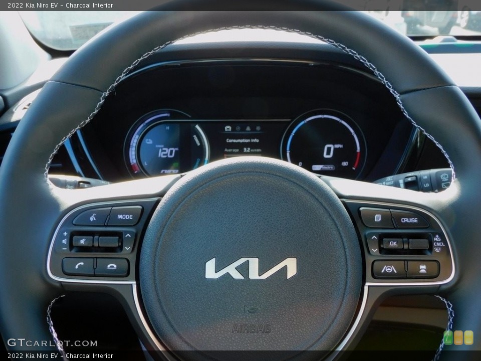 Charcoal Interior Steering Wheel for the 2022 Kia Niro EV #142826843
