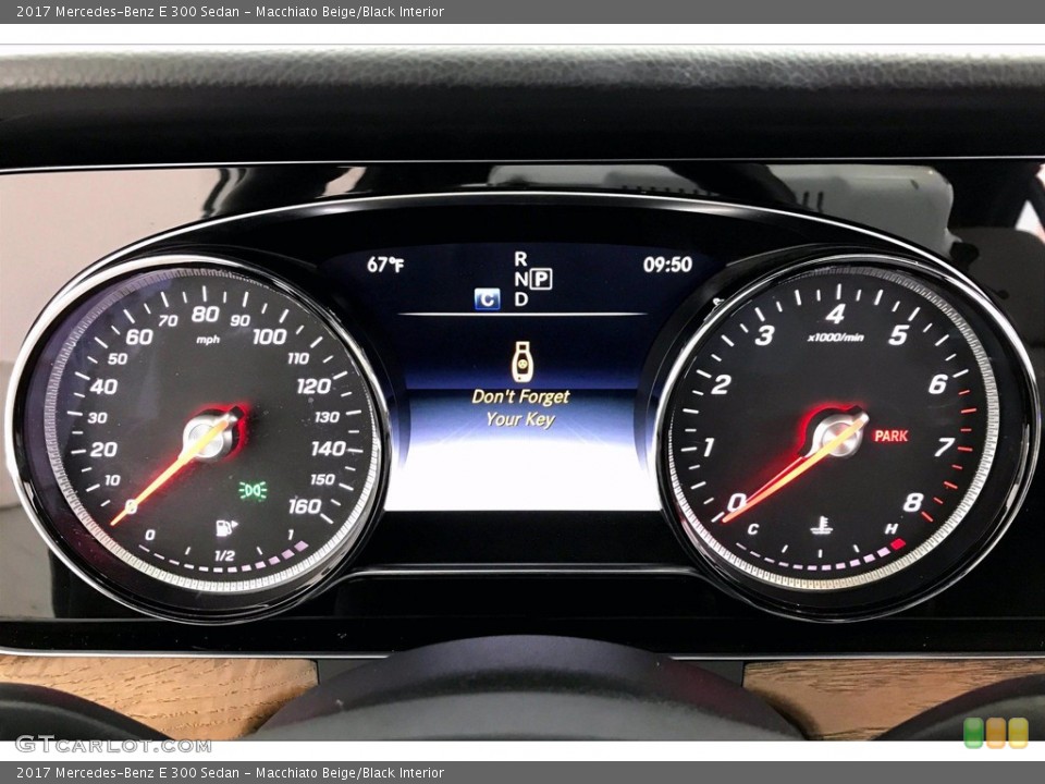 Macchiato Beige/Black Interior Gauges for the 2017 Mercedes-Benz E 300 Sedan #142827788