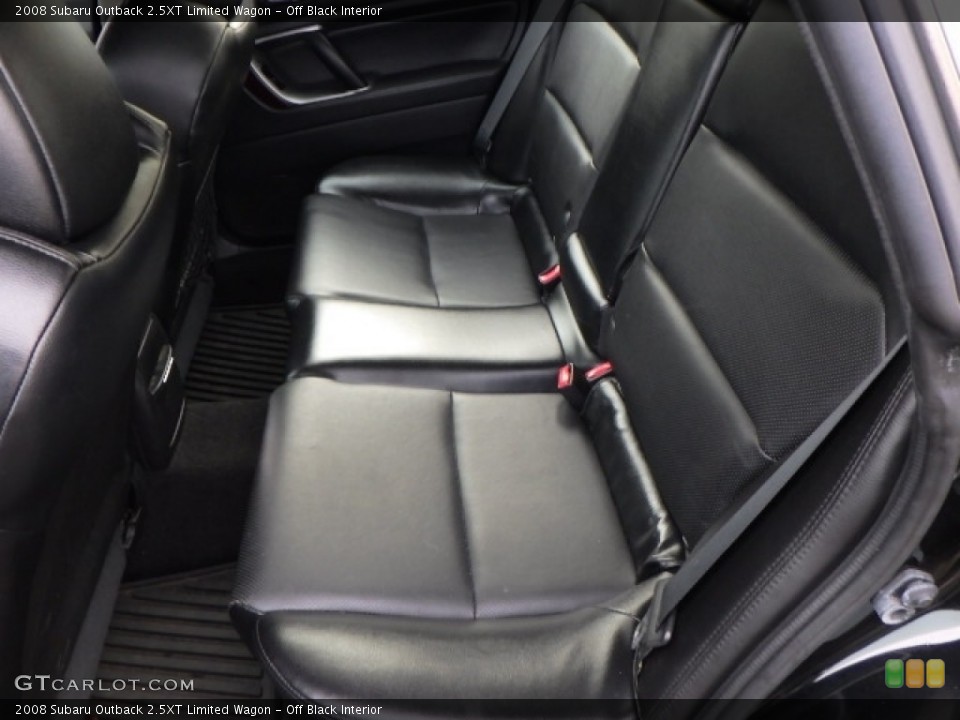 Off Black Interior Rear Seat for the 2008 Subaru Outback 2.5XT Limited Wagon #142832465