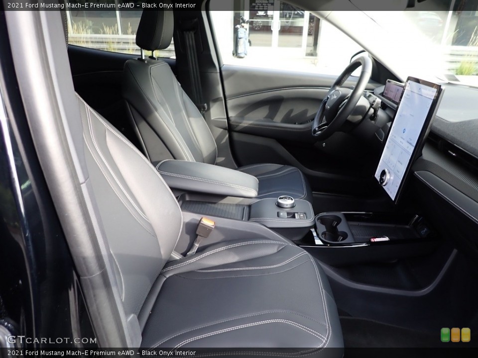 Black Onyx Interior Front Seat for the 2021 Ford Mustang Mach-E Premium eAWD #142833278