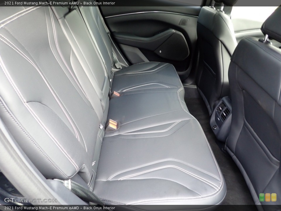 Black Onyx Interior Rear Seat for the 2021 Ford Mustang Mach-E Premium eAWD #142833332