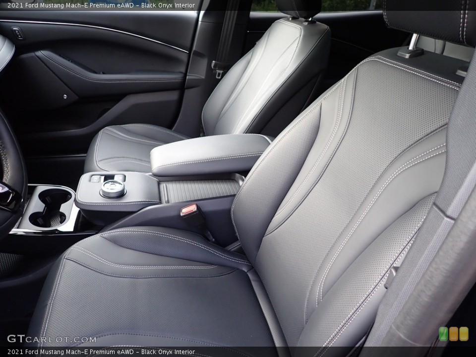 Black Onyx Interior Front Seat for the 2021 Ford Mustang Mach-E Premium eAWD #142833344