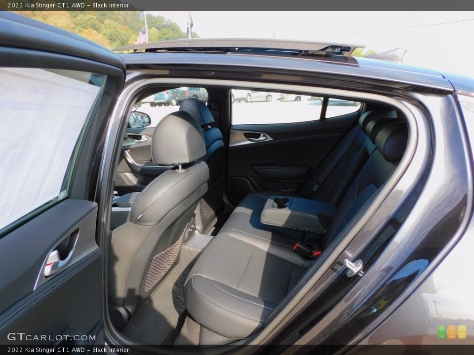 Black Interior Rear Seat for the 2022 Kia Stinger GT1 AWD #142833635