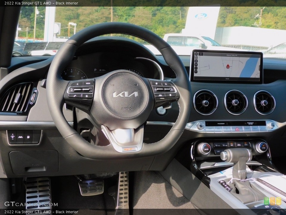 Black Interior Dashboard for the 2022 Kia Stinger GT1 AWD #142833647