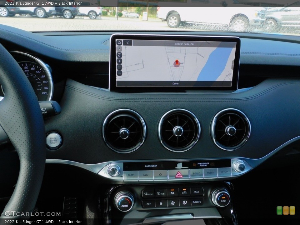 Black Interior Controls for the 2022 Kia Stinger GT1 AWD #142833680