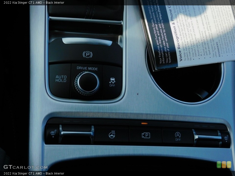 Black Interior Controls for the 2022 Kia Stinger GT1 AWD #142833707