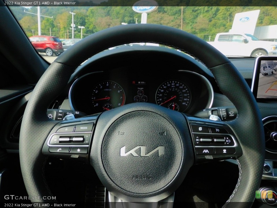Black Interior Steering Wheel for the 2022 Kia Stinger GT1 AWD #142833716