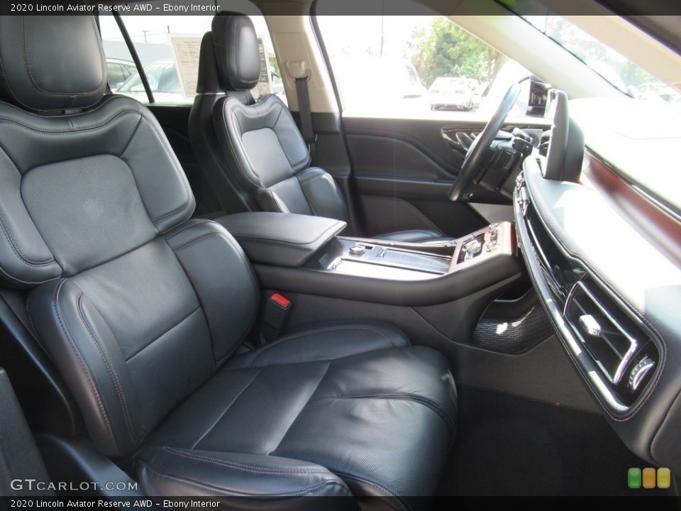 Ebony Interior Front Seat for the 2020 Lincoln Aviator Reserve AWD #142835889