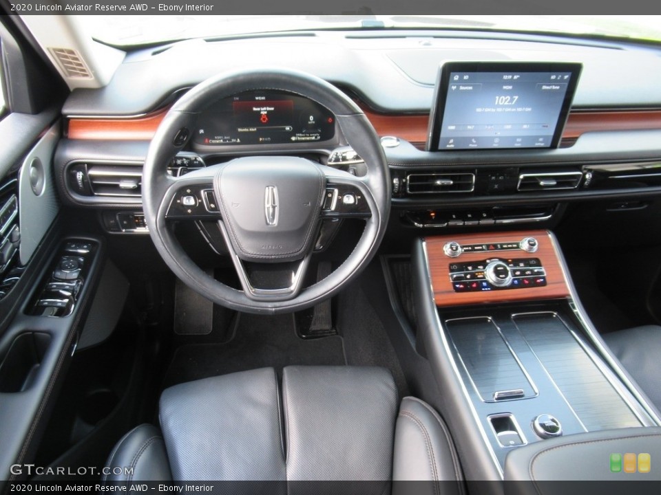 Ebony Interior Dashboard for the 2020 Lincoln Aviator Reserve AWD #142835940