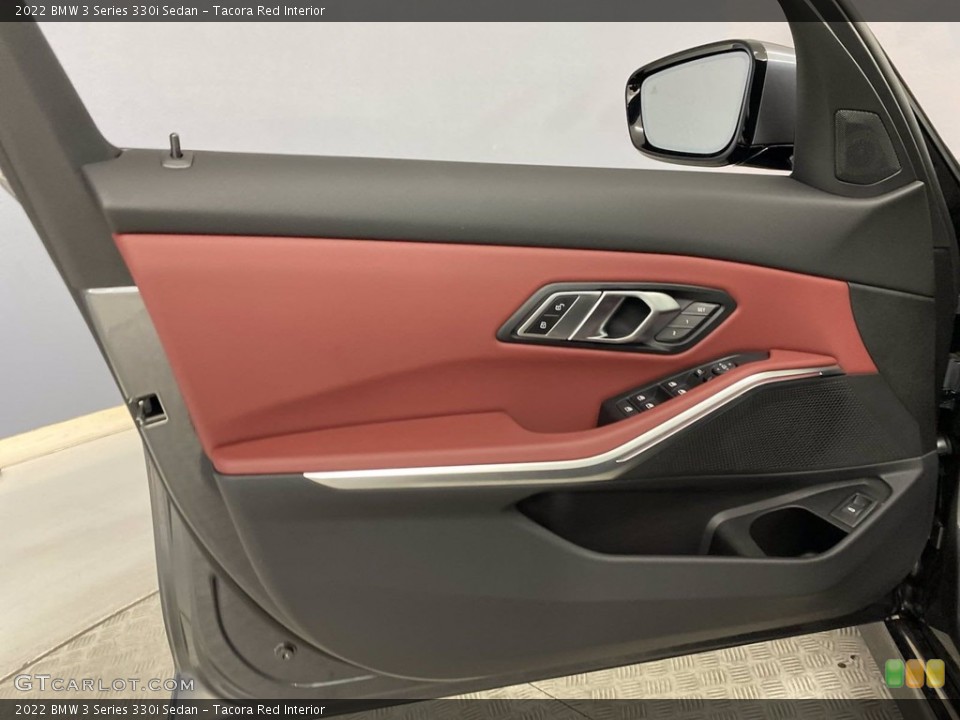Tacora Red Interior Door Panel for the 2022 BMW 3 Series 330i Sedan #142836270
