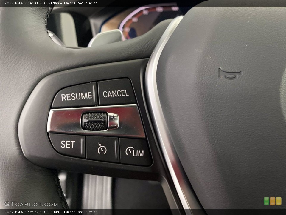 Tacora Red Interior Steering Wheel for the 2022 BMW 3 Series 330i Sedan #142836396