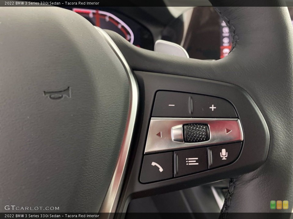Tacora Red Interior Steering Wheel for the 2022 BMW 3 Series 330i Sedan #142836420