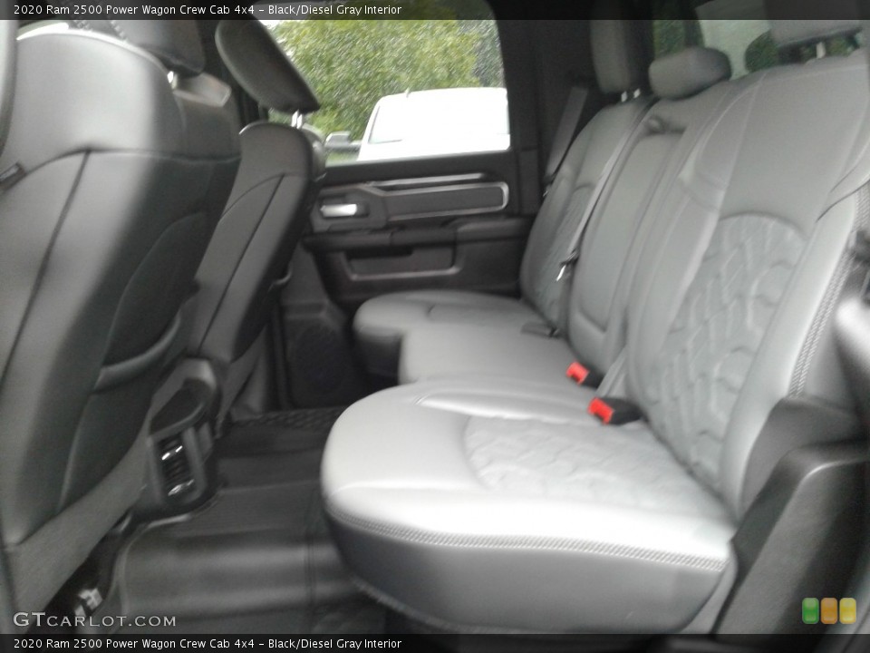 Black/Diesel Gray Interior Rear Seat for the 2020 Ram 2500 Power Wagon Crew Cab 4x4 #142837794