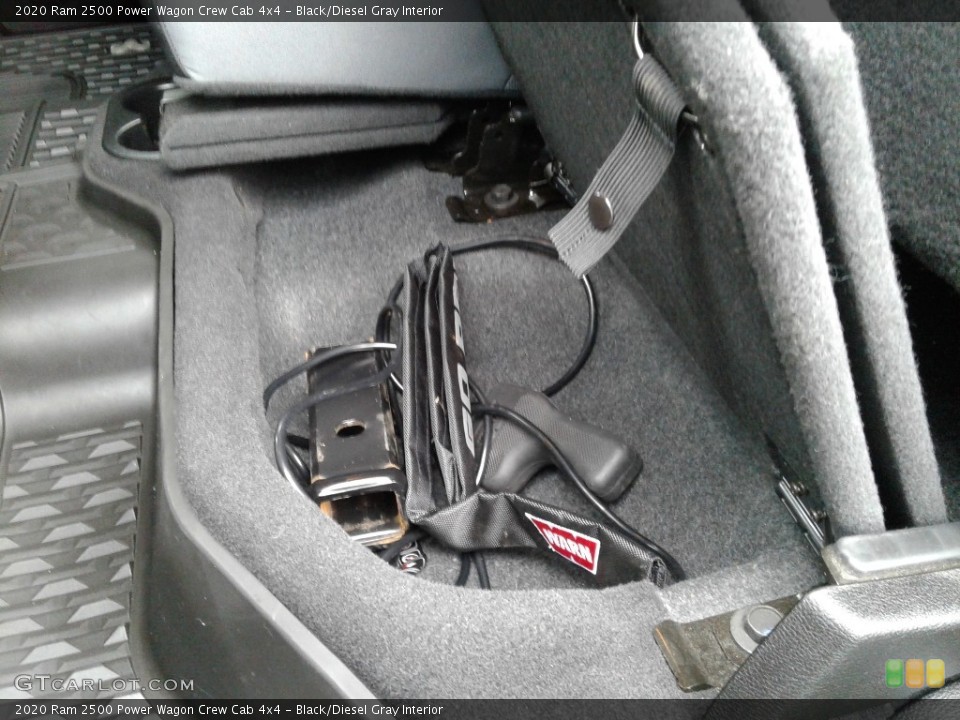 Black/Diesel Gray Interior Rear Seat for the 2020 Ram 2500 Power Wagon Crew Cab 4x4 #142837830