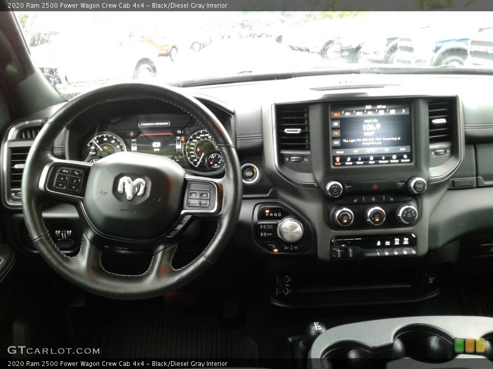Black/Diesel Gray Interior Dashboard for the 2020 Ram 2500 Power Wagon Crew Cab 4x4 #142837938