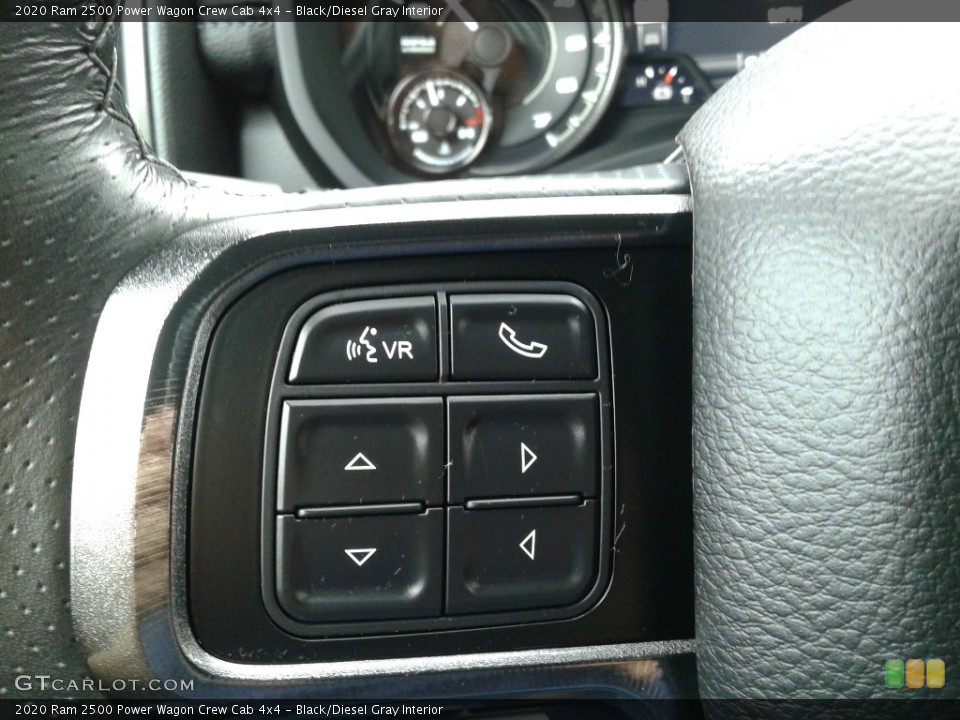 Black/Diesel Gray Interior Steering Wheel for the 2020 Ram 2500 Power Wagon Crew Cab 4x4 #142837965