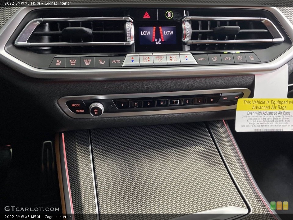 Cognac Interior Controls for the 2022 BMW X5 M50i #142839378