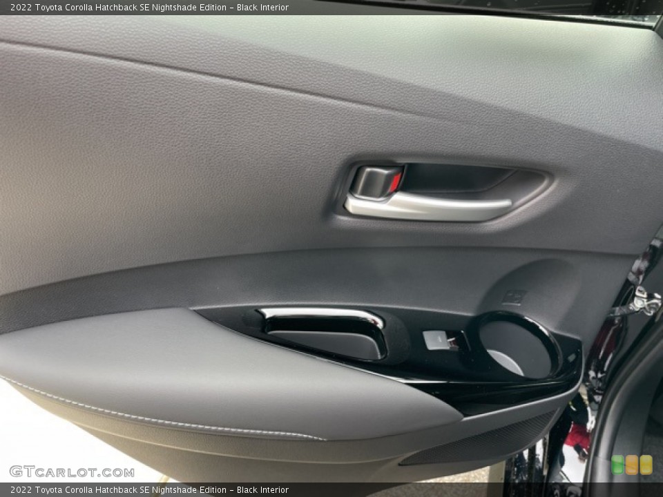 Black Interior Door Panel for the 2022 Toyota Corolla Hatchback SE Nightshade Edition #142839465