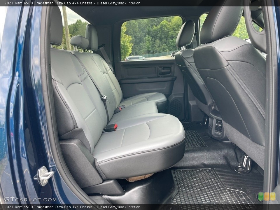 Diesel Gray/Black Interior Rear Seat for the 2021 Ram 4500 Tradesman Crew Cab 4x4 Chassis #142839570