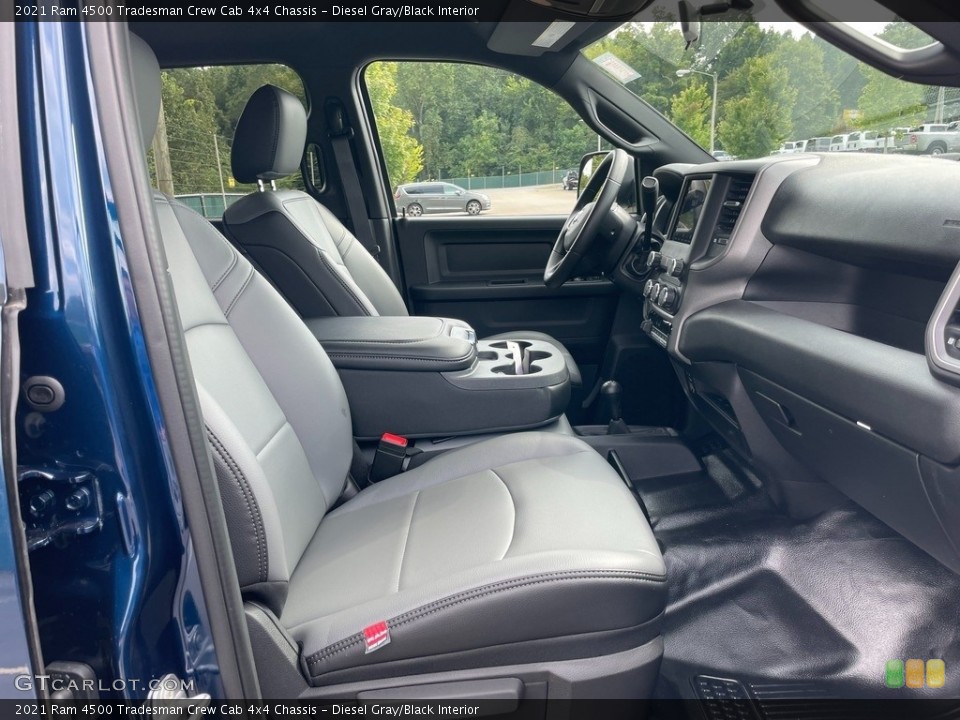 Diesel Gray/Black 2021 Ram 4500 Interiors