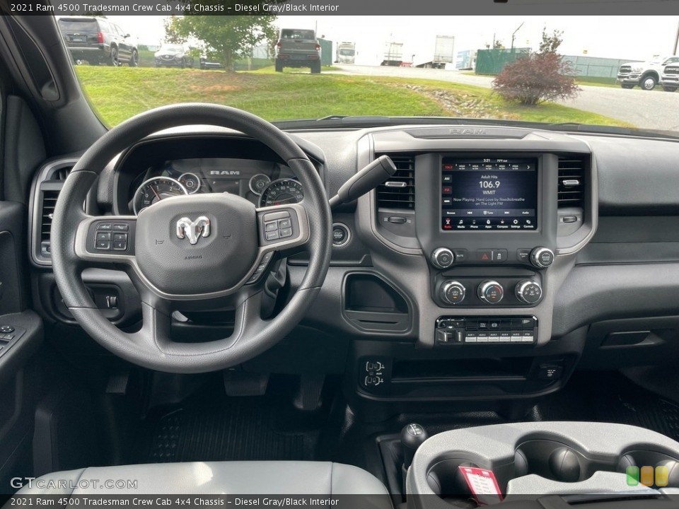 Diesel Gray/Black Interior Dashboard for the 2021 Ram 4500 Tradesman Crew Cab 4x4 Chassis #142839627