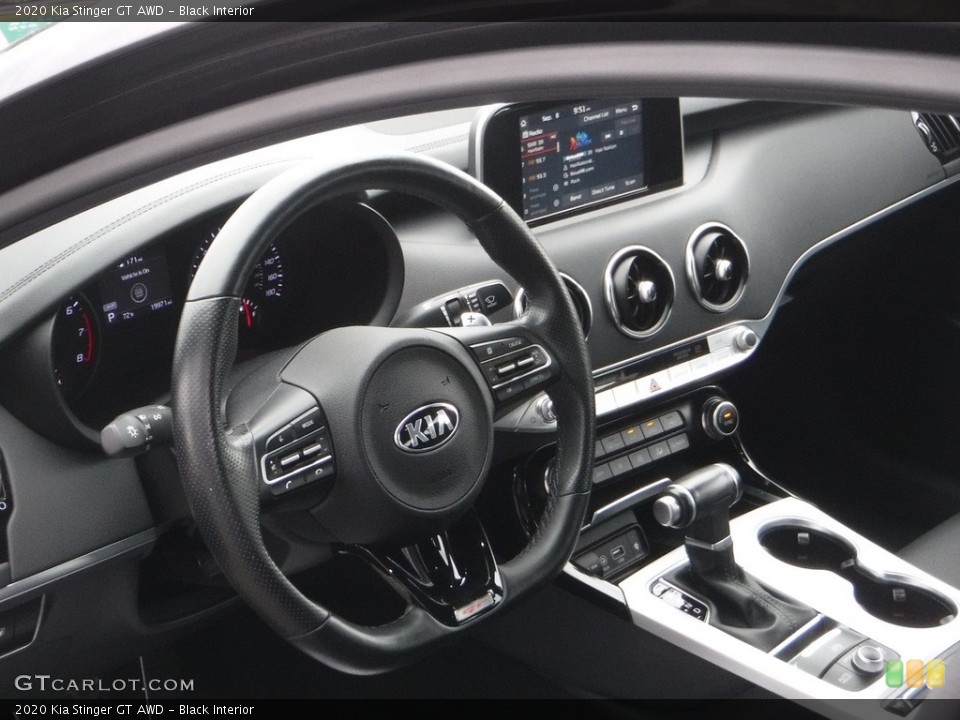 Black Interior Dashboard for the 2020 Kia Stinger GT AWD #142840419