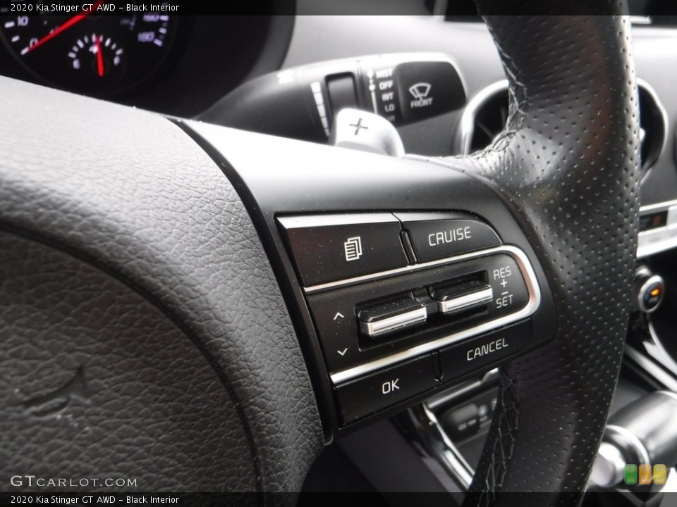Black Interior Steering Wheel for the 2020 Kia Stinger GT AWD #142840713