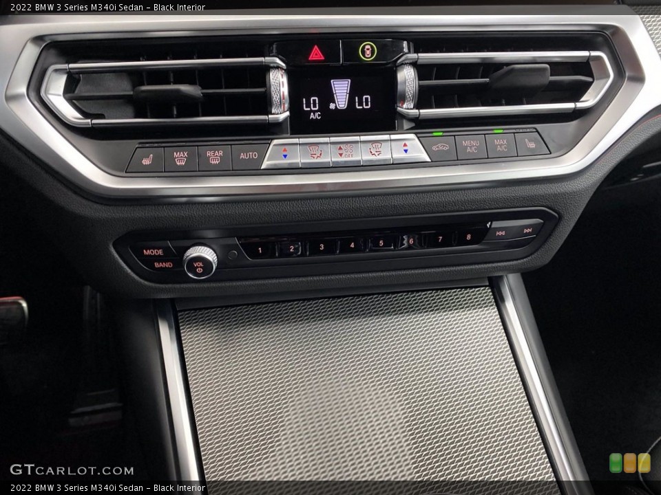 Black Interior Controls for the 2022 BMW 3 Series M340i Sedan #142842348