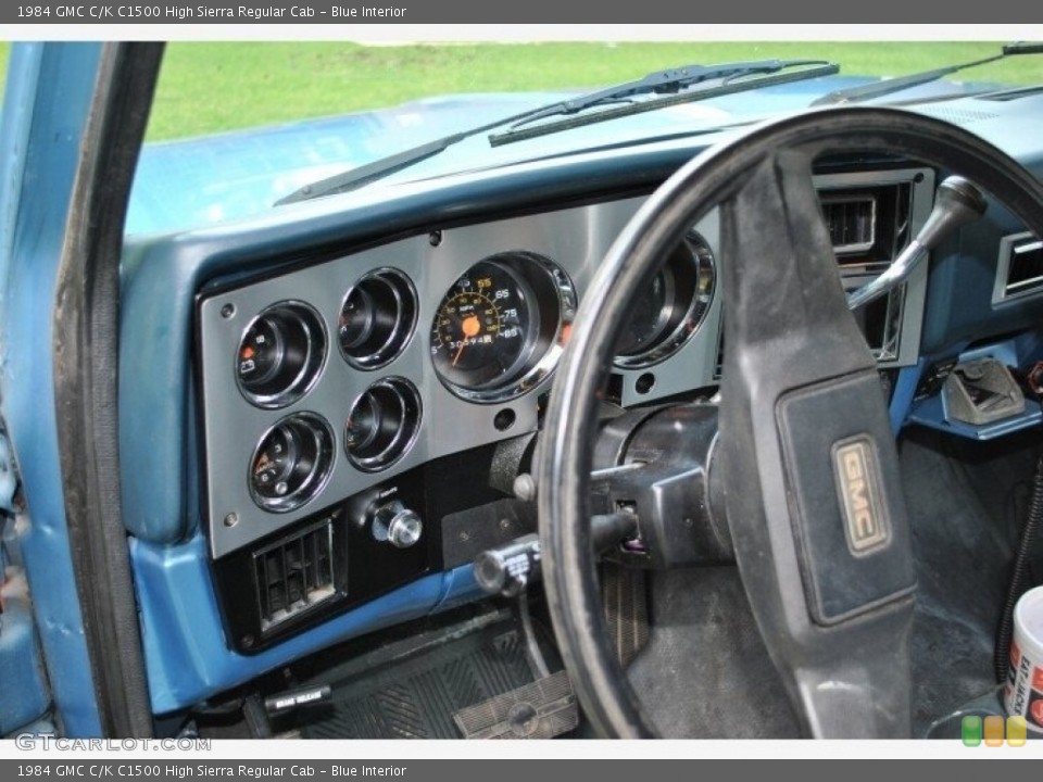 Blue Interior Gauges for the 1984 GMC C/K C1500 High Sierra Regular Cab #142842876