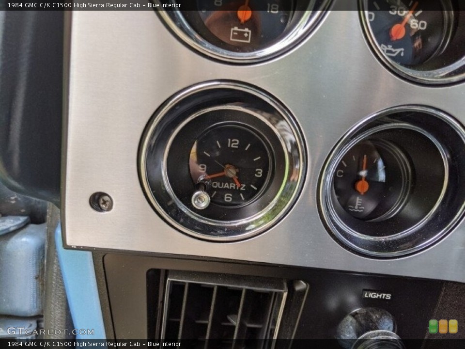 Blue Interior Gauges for the 1984 GMC C/K C1500 High Sierra Regular Cab #142842939