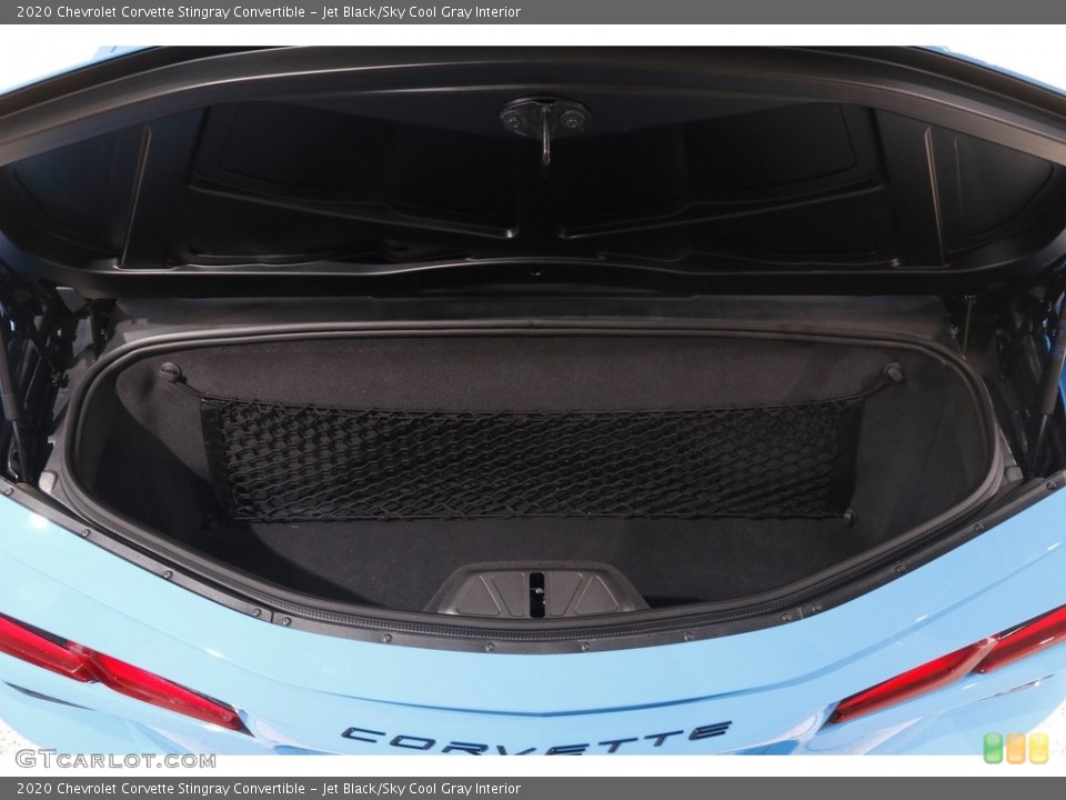 Jet Black/Sky Cool Gray Interior Trunk for the 2020 Chevrolet Corvette Stingray Convertible #142845081