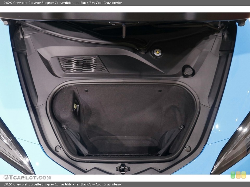 Jet Black/Sky Cool Gray Interior Trunk for the 2020 Chevrolet Corvette Stingray Convertible #142845084