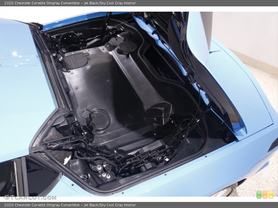 Jet Black/Sky Cool Gray Interior Trunk for the 2020 Chevrolet Corvette Stingray Convertible #142845087