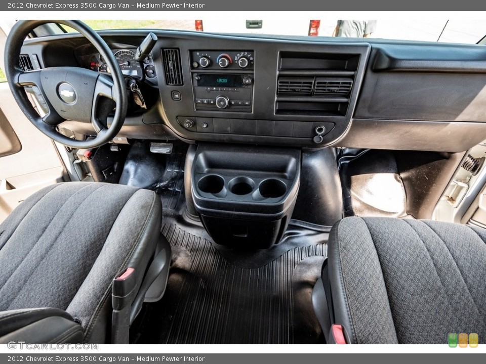 Medium Pewter Interior Dashboard for the 2012 Chevrolet Express 3500 Cargo Van #142846547
