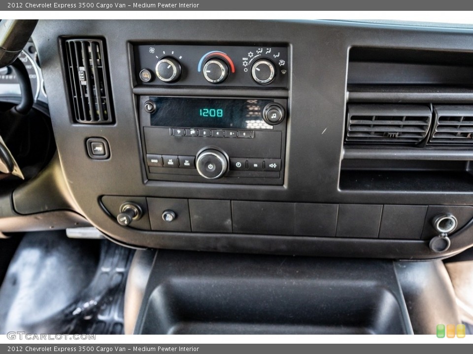Medium Pewter Interior Controls for the 2012 Chevrolet Express 3500 Cargo Van #142846570