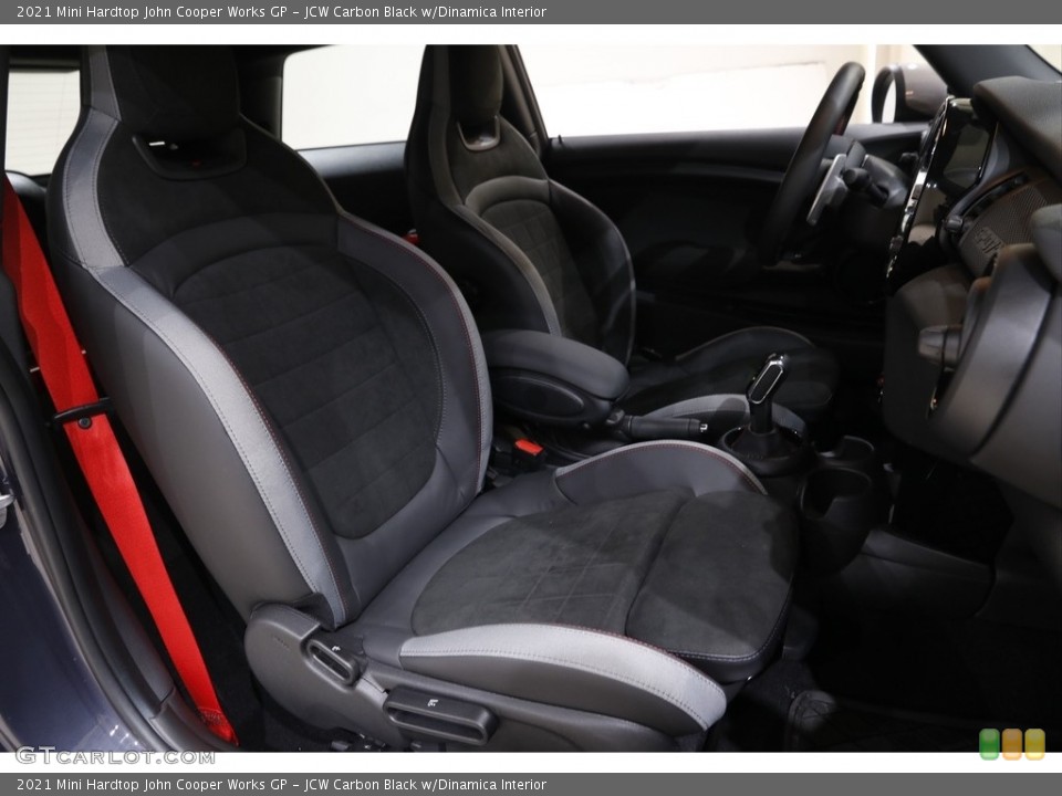 JCW Carbon Black w/Dinamica 2021 Mini Hardtop Interiors