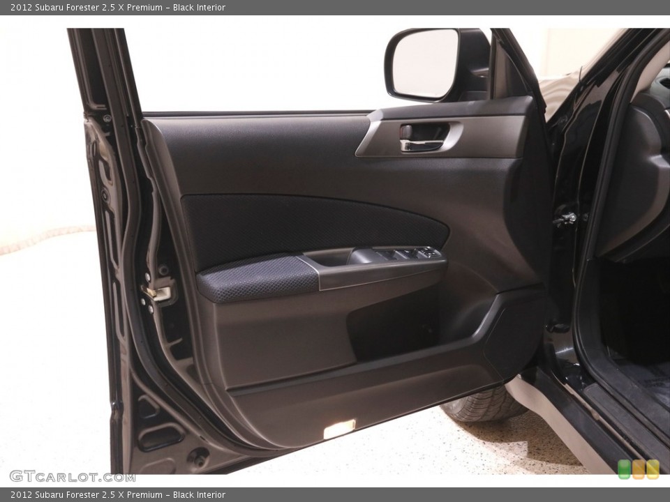 Black Interior Door Panel for the 2012 Subaru Forester 2.5 X Premium #142847327