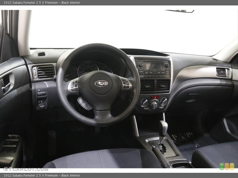 Black Interior Dashboard for the 2012 Subaru Forester 2.5 X Premium #142847372