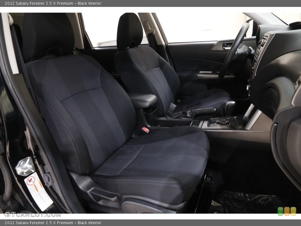 Black Interior Front Seat for the 2012 Subaru Forester 2.5 X Premium #142847507
