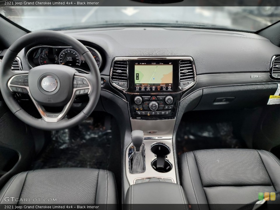 Black Interior Dashboard for the 2021 Jeep Grand Cherokee Limited 4x4 #142847774