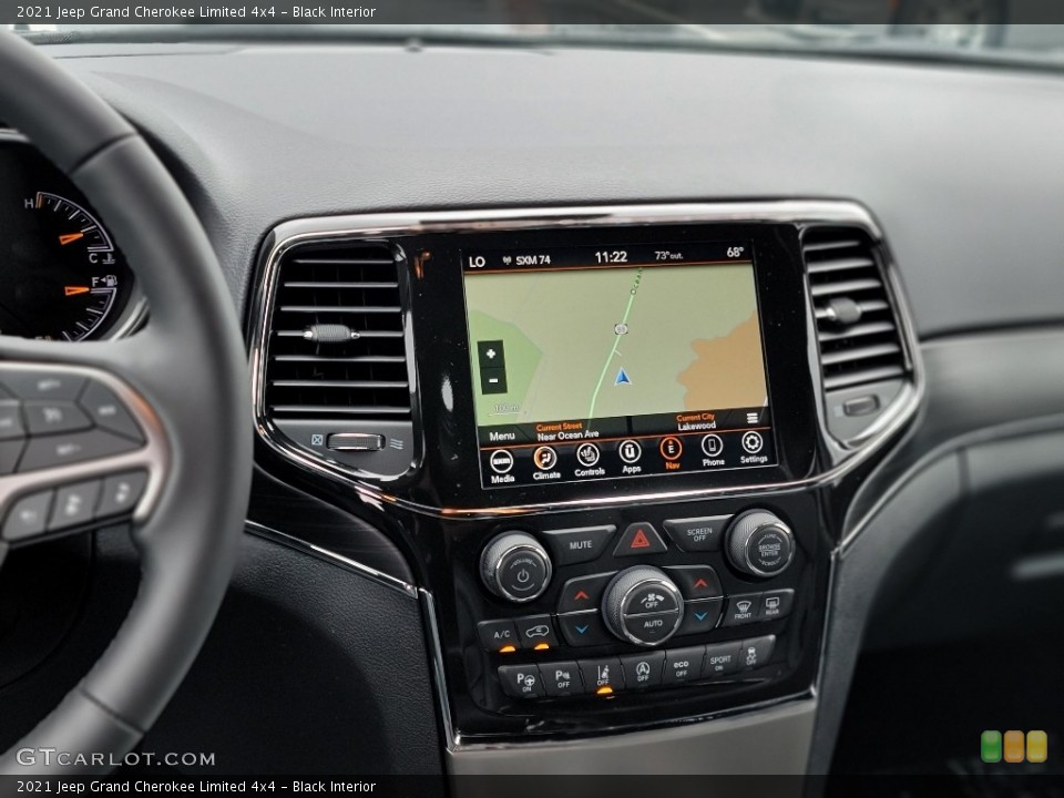 Black Interior Navigation for the 2021 Jeep Grand Cherokee Limited 4x4 #142847798