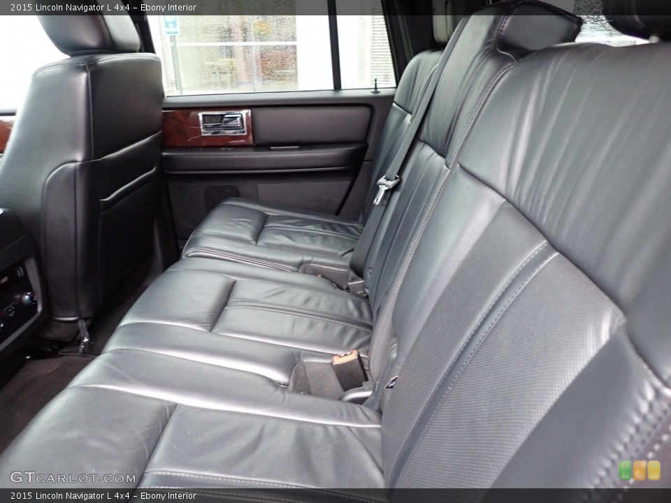 Ebony Interior Rear Seat for the 2015 Lincoln Navigator L 4x4 #142848413
