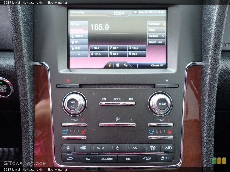Ebony Interior Controls for the 2015 Lincoln Navigator L 4x4 #142848623