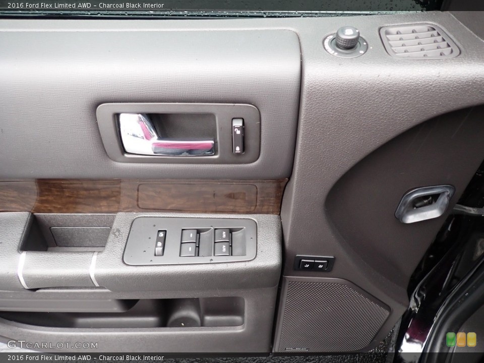 Charcoal Black Interior Door Panel for the 2016 Ford Flex Limited AWD #142848980