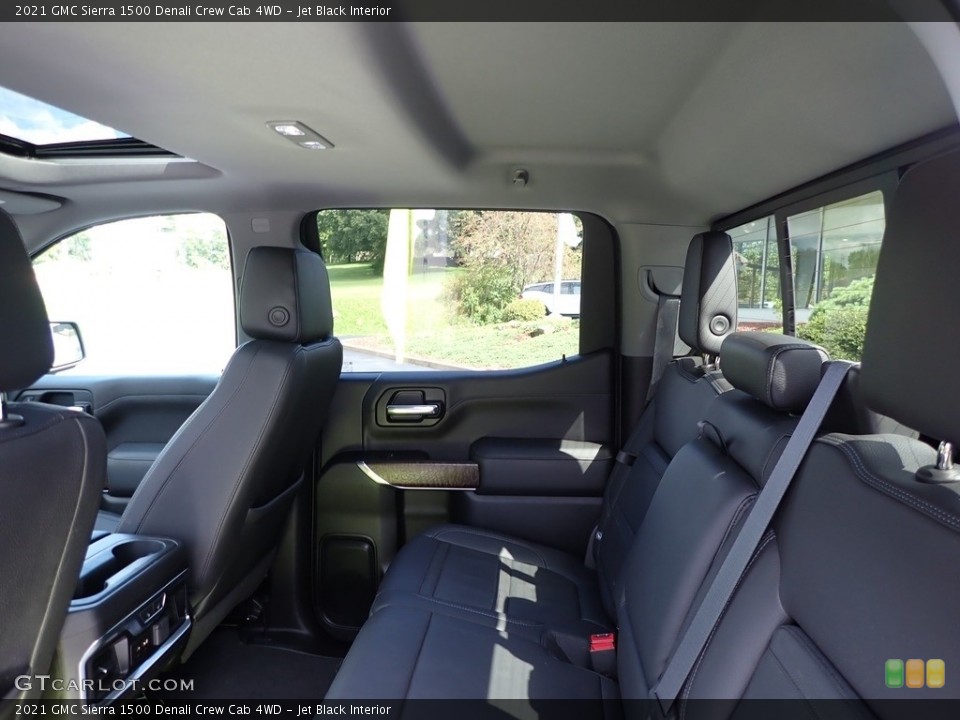 Jet Black Interior Rear Seat for the 2021 GMC Sierra 1500 Denali Crew Cab 4WD #142850177