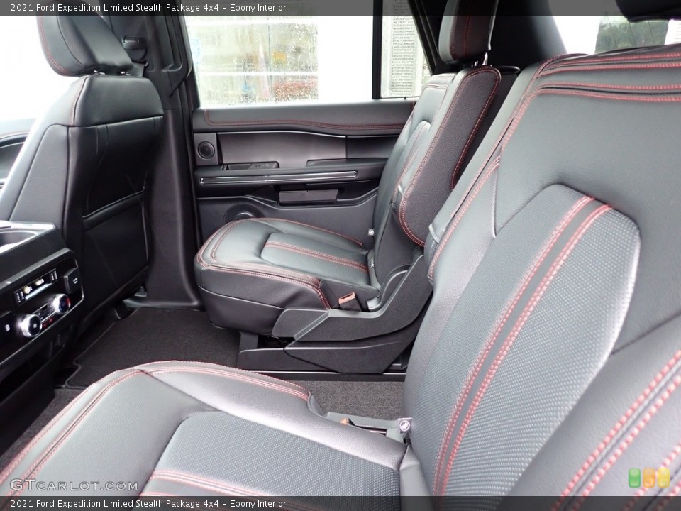 Ebony Interior Rear Seat for the 2021 Ford Expedition Limited Stealth Package 4x4 #142850939