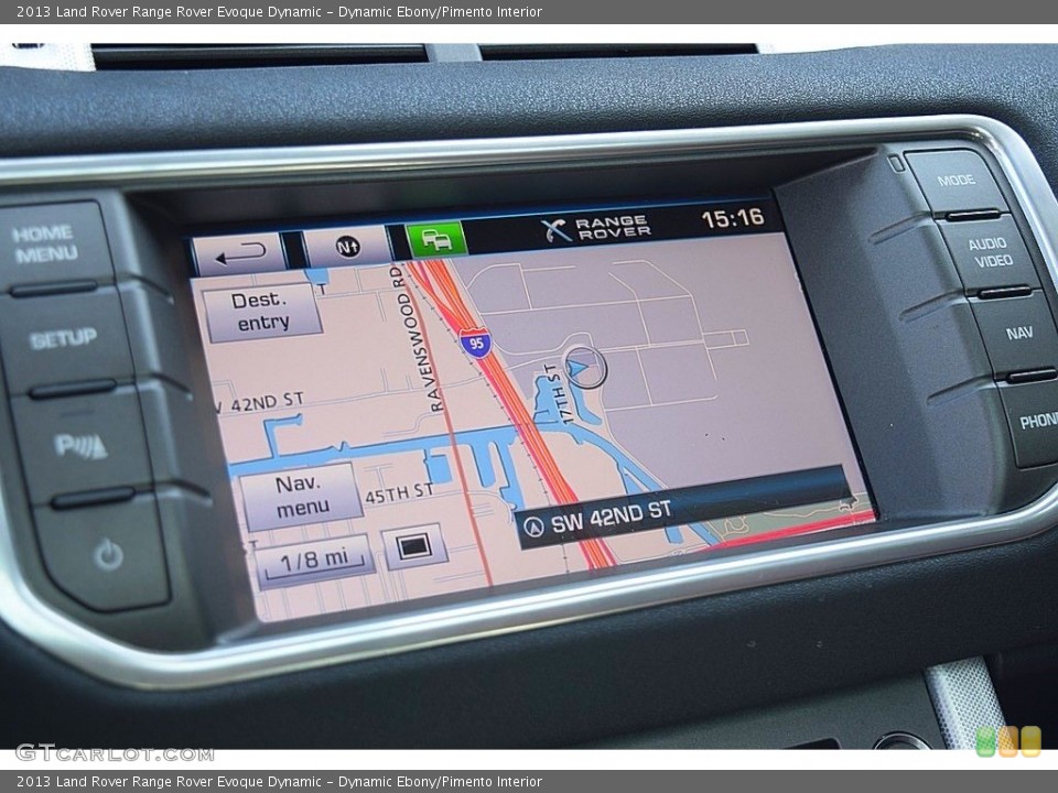 Dynamic Ebony/Pimento Interior Navigation for the 2013 Land Rover Range Rover Evoque Dynamic #142853579