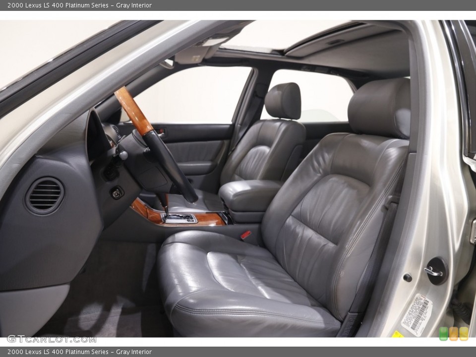 Gray Interior Front Seat for the 2000 Lexus LS 400 Platinum Series #142853900