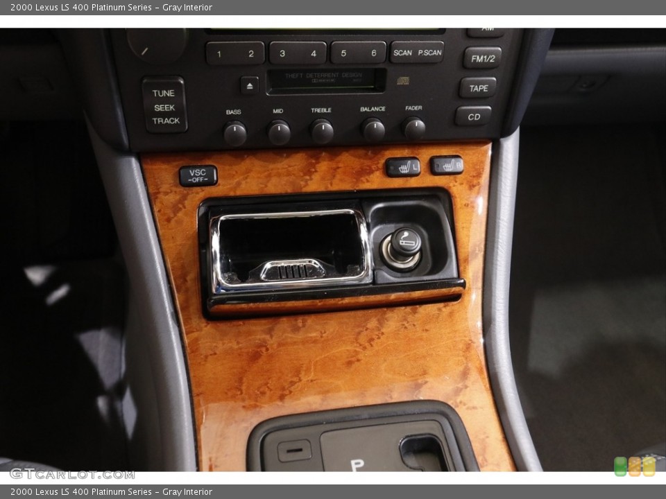 Gray Interior Controls for the 2000 Lexus LS 400 Platinum Series #142854059