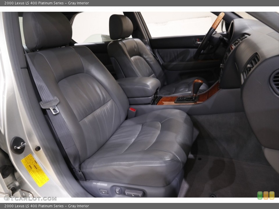 Gray Interior Front Seat for the 2000 Lexus LS 400 Platinum Series #142854086